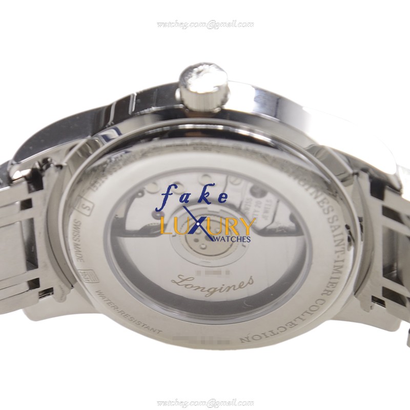 Longines L2.563.4.87.6 Saint Imier Replica Watch White Mother of Pearl Dial Stainless Steel - Image 4