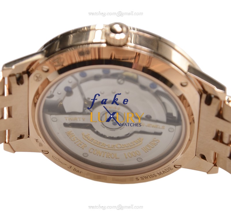 - JAG-LC Q3442120 RENDEZ VOUS Automatic 18kt Rose Gold & Diamond Replica Watch - Silver Dial - Image 4