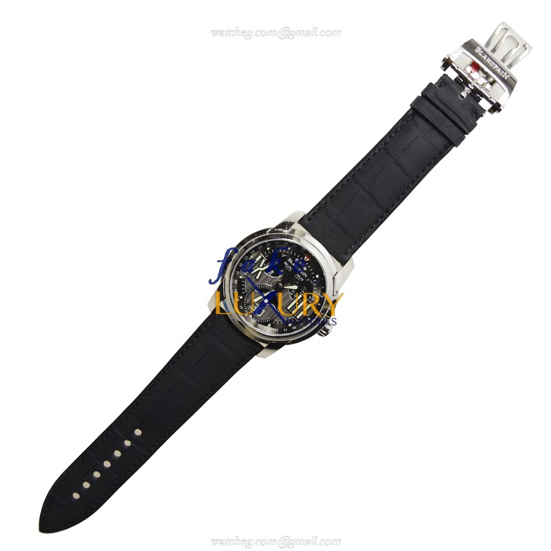 Blancpain 8866-1134-53B L-EVOLUTION Replica Watch, Gray Dial, Steel Case, Automatic, Alligator Strap - Image 2