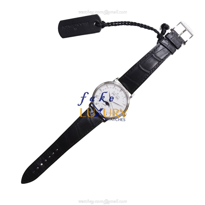 6263-1127-55A - Blancpain Villeret Replica Watch - Automatic - White Dial - Stainless Steel - Image 2
