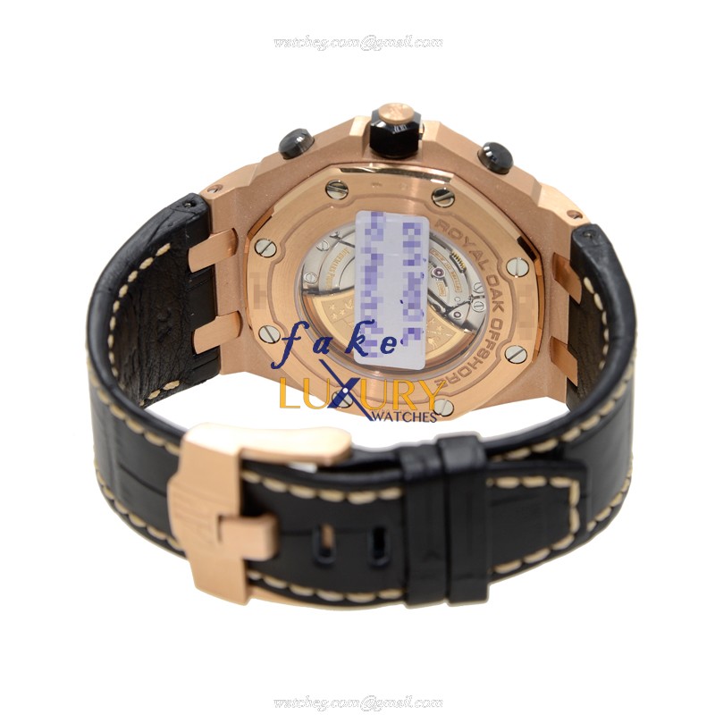 Audemars Piguet 26470OR.OO.A002CR.01 Replica Watch In Rose Gold With Gold Dial - Image 4