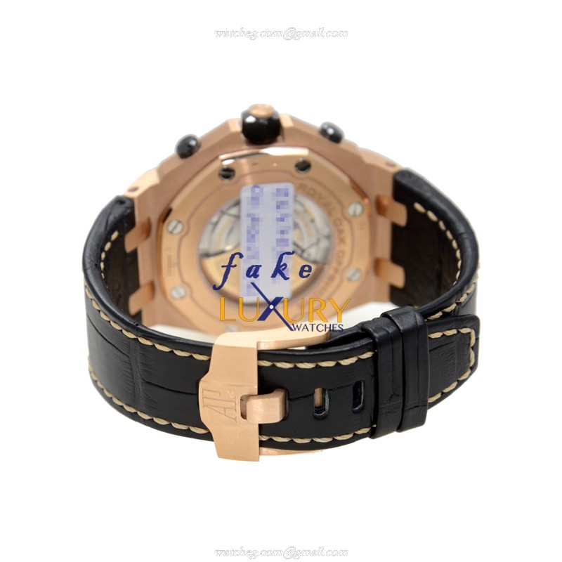 Audemars Piguet 26470OR.OO.A002CR.01 Replica Watch In Rose Gold With Gold Dial - Image 5