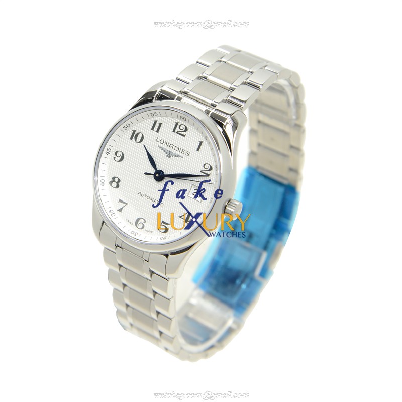 Longines L2.518.4.78.6 Master Automatic Silver Dial Stainless Steel Replica Watch - Image 3