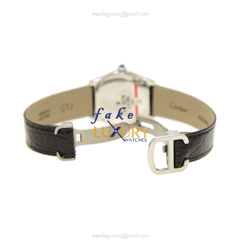 Cartier W6700155 RONDE SOLO DE CARTIER Quartz Steel Case Silver Dial Replica Watch - Image 5