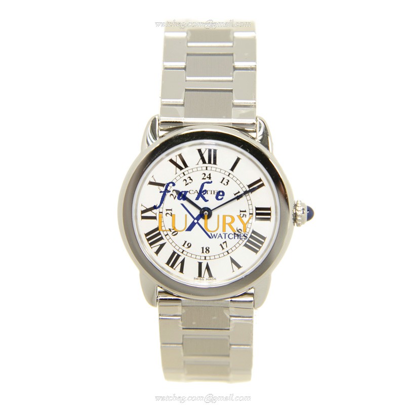 Cartier W6701004 RONDE SOLO DE CARTIER Quartz Steel Case - Replica Watch - Automatic - White Dial - Image 2