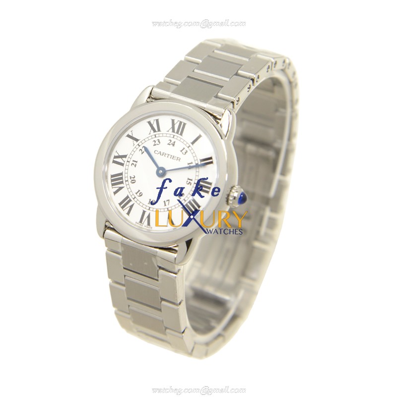 Cartier W6701004 RONDE SOLO DE CARTIER Quartz Steel Case - Replica Watch - Automatic - White Dial - Image 3