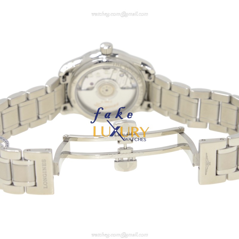 Longines L2.128.4.57.6 Master Replica Watch, Black Dial, Steel Case, Automatic Movement - Image 5