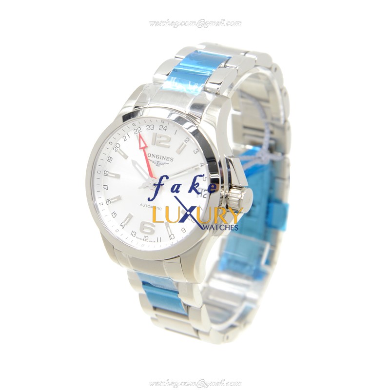 Longines L3.687.4.76.6 CONQUEST Automatic Replica Watch - Stainless Steel Case & Silver Dial - Image 3