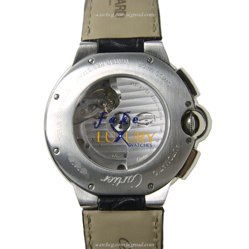 Cartier W6920052 BALLON BLEU Automatic - 44mm Black Dial Stainless Steel - Replica Watch - Image 4
