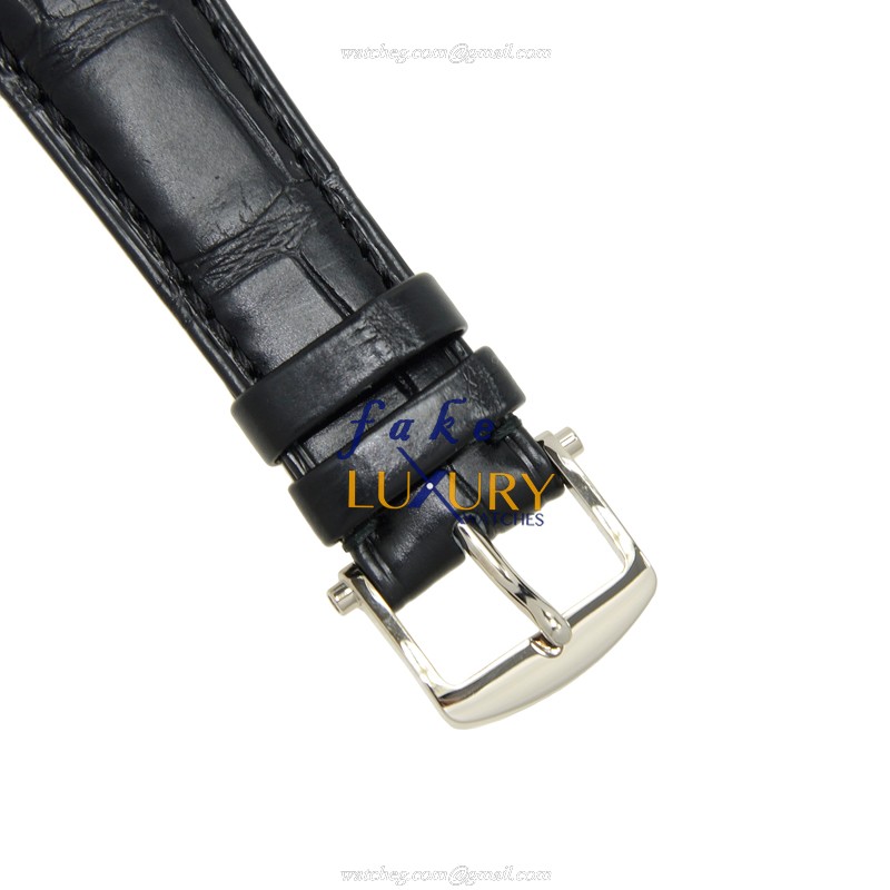 Breguet 5277BB/12/9V6 Replica Watch, Manual Wind, Silver Dial, 18kt White Gold Case, Black - Image 4