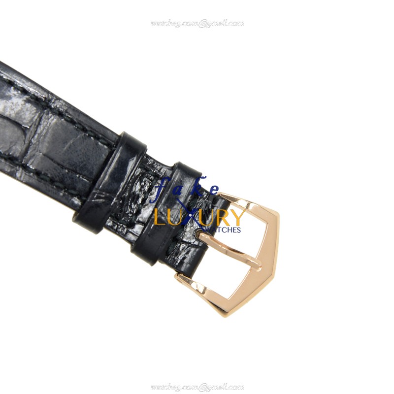 Patek Philippe 5116R-001 Calatrava Manual Wind 18kt Rose Gold Black Alligator Replica Watch - Image 4
