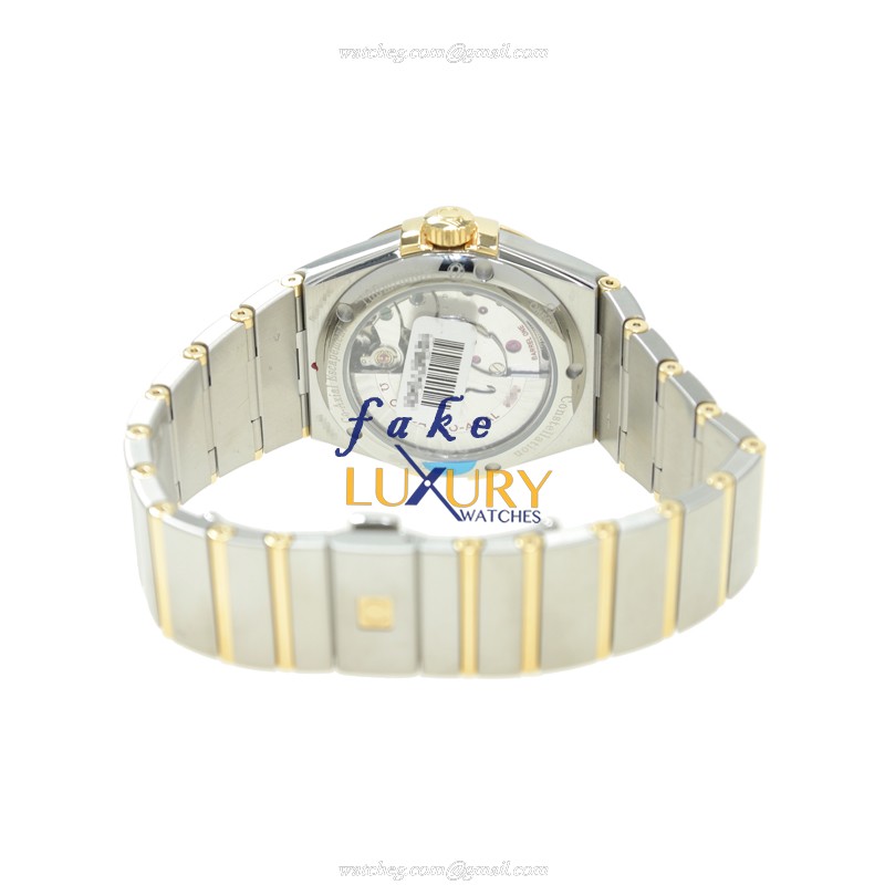 123.20.38.21.02.002 - Omega Constellation Replica Watch Automatic 38mm Silver Dial Gold Steel - Image 4