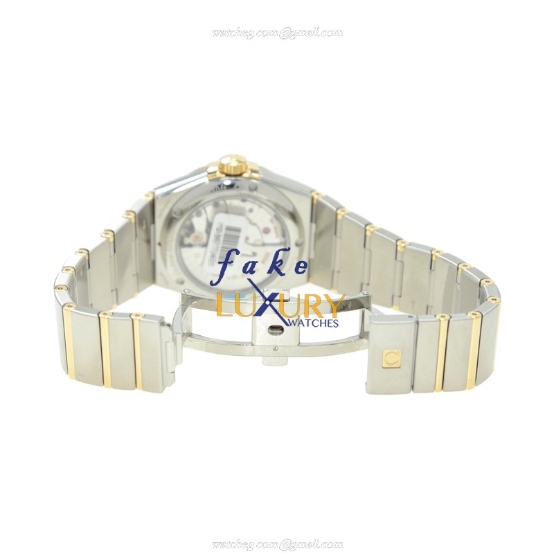 123.20.38.21.02.002 - Omega Constellation Replica Watch Automatic 38mm Silver Dial Gold Steel - Image 5