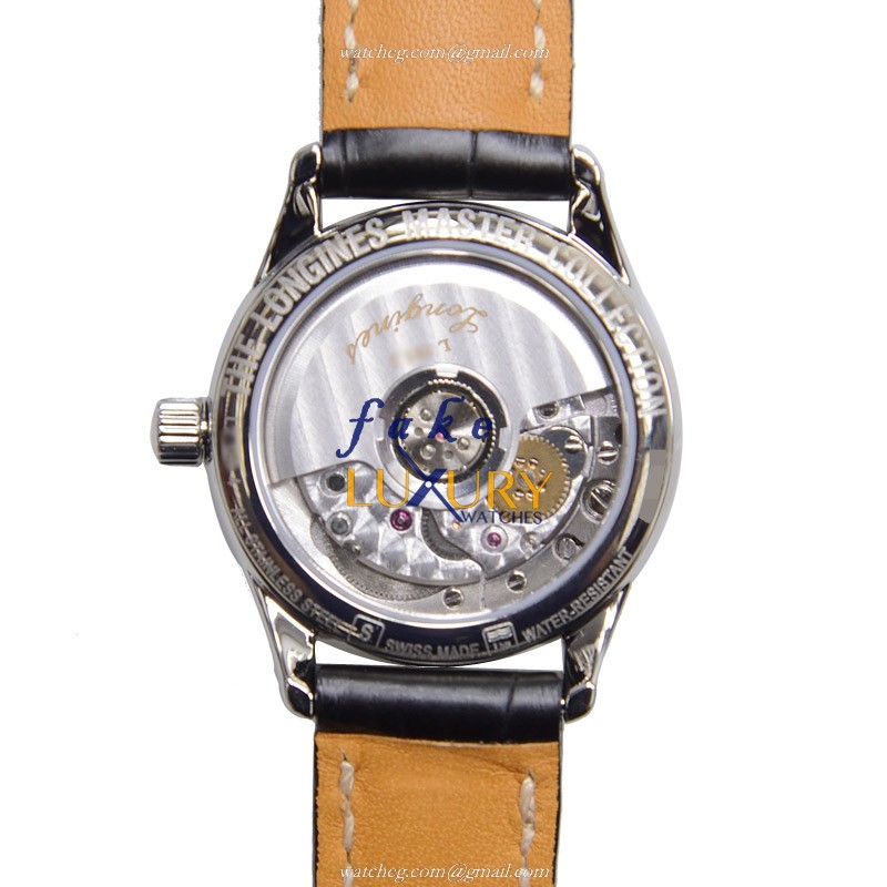 Longines Master L2.128.4.51.7 Replica Watch, 26mm Steel Case, Automatic Movement, Black Dial - Image 3
