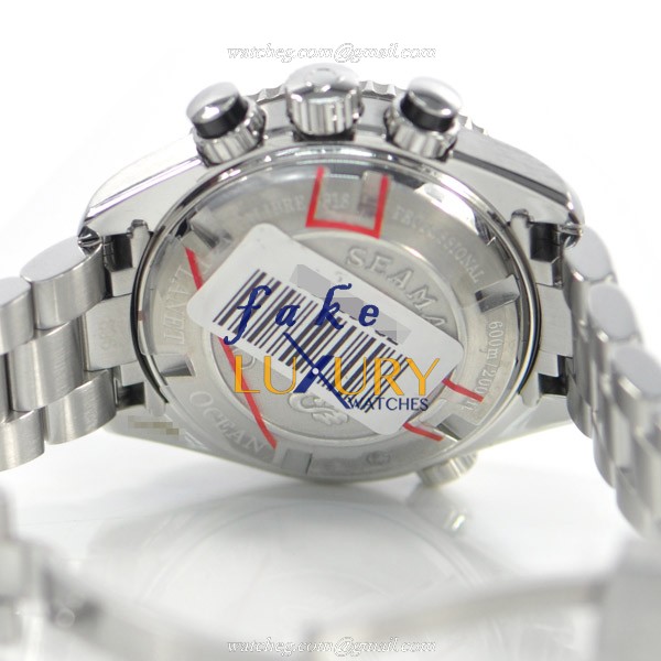 Omega 222.30.38.50.01.001 SEAMASTER Automatic Stainless Steel Replica Watch, 37.5mm Case, Black - Image 3