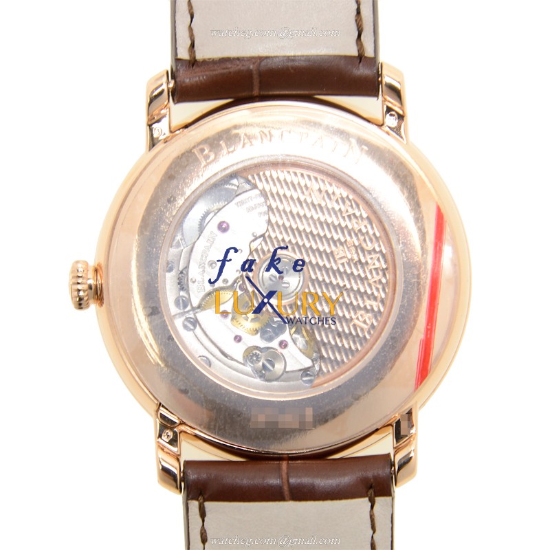 Blancpain 6653Q-3642-55B Villeret | Automatic | 18kt Rose Gold | White Dial | Replica Watch - Image 3
