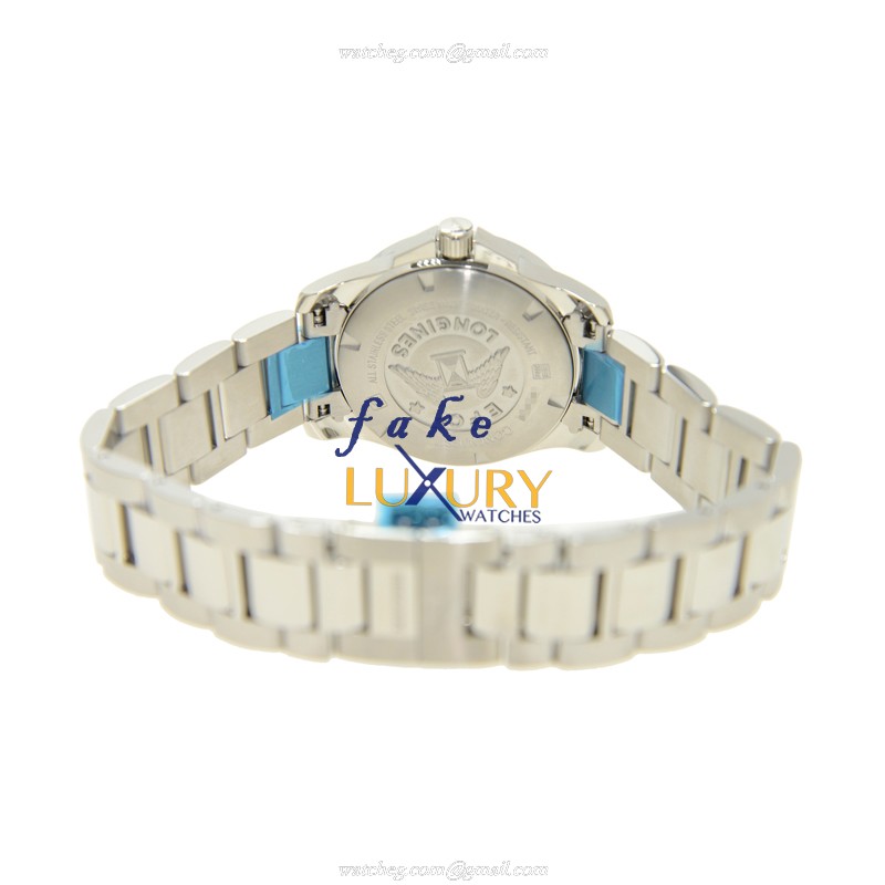 Longines L3.277.4.16.6 Replica Watch, Quartz Movement, Stainless Steel Case, White Dial, Silver - Image 4
