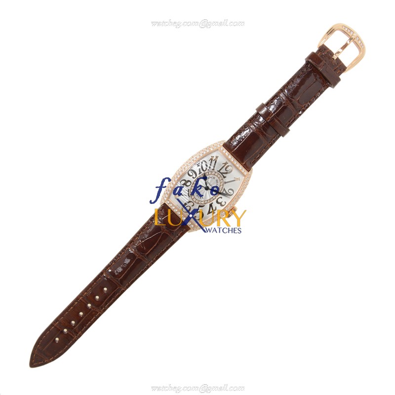 Franck Muller 5850 SC REL D CD 1R REL 5N | 18kt Rose Gold Diamonds | Automatic | Replica Watch - Image 2