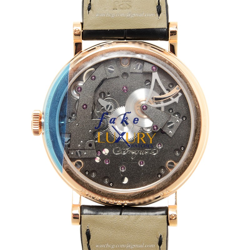 7057BR/G9/9W6 - Breguet Tradition Replica Watch - Manual Wind Gray Dial Rose Gold - Image 3