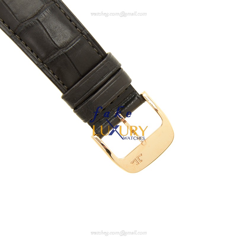 Jaeger-Lecoultre Q1352520 Master Ultra Thin Replica Watch, Beige Dial, Rose Gold Case, Black - Image 4