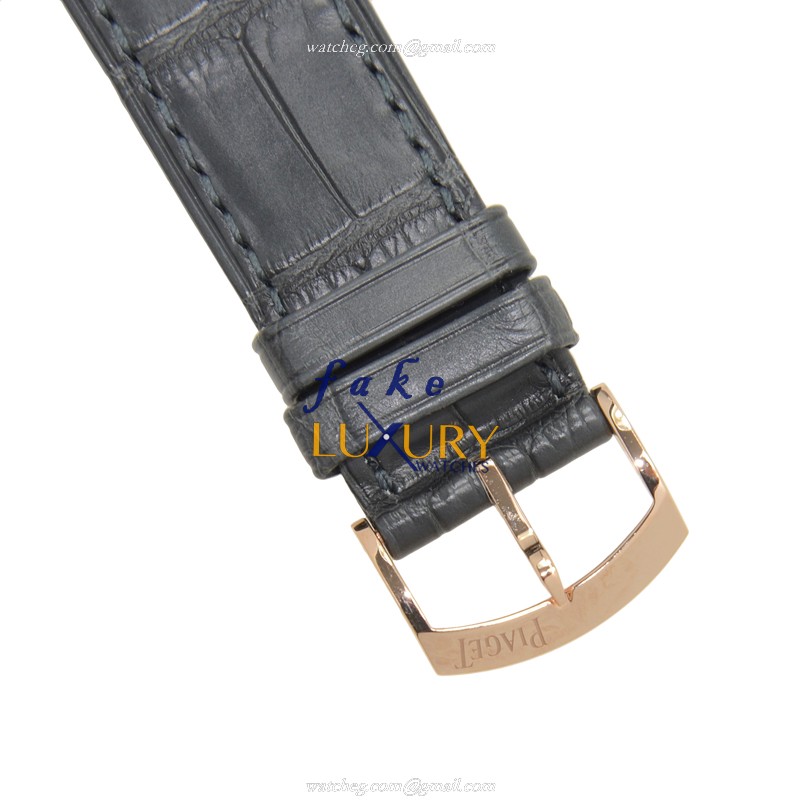Piaget G0A38132 Altiplano Replica Watch - Automatic - 18kt Rose Gold - Black Alligator Strap - Image 4