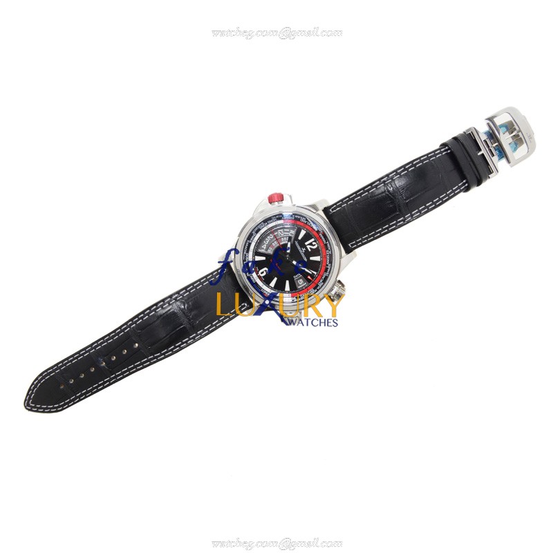 Jaeger-Lecoultre Q1778470 MASTER ULTRA THIN | Automatic Titanium | Black Dial Black Alligator - Image 2