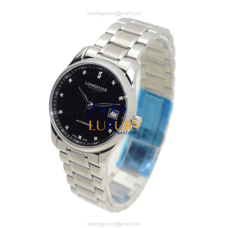 Longines L2.518.4.57.6 Master Replica Watch - Automatic - Black Dial - Steel Case - 36mm - Image 3