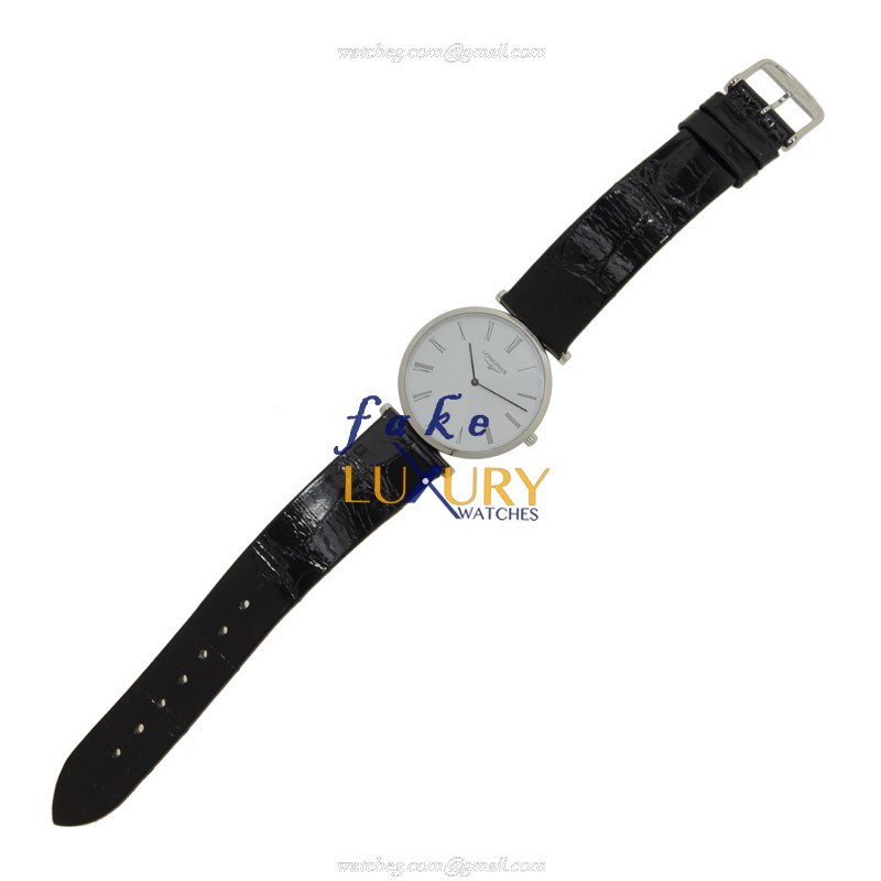 Longines L4.709.4.11.2 Replica Watch, Quartz, Stainless Steel Case, White Dial - Image 2