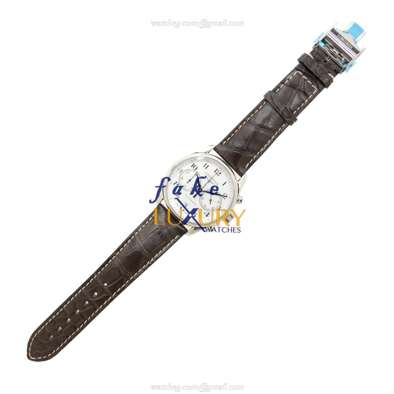Longines L2.629.4.78.3 MASTER | Automatic | Silver Dial | Alligator Strap | Replica Watch - Image 2