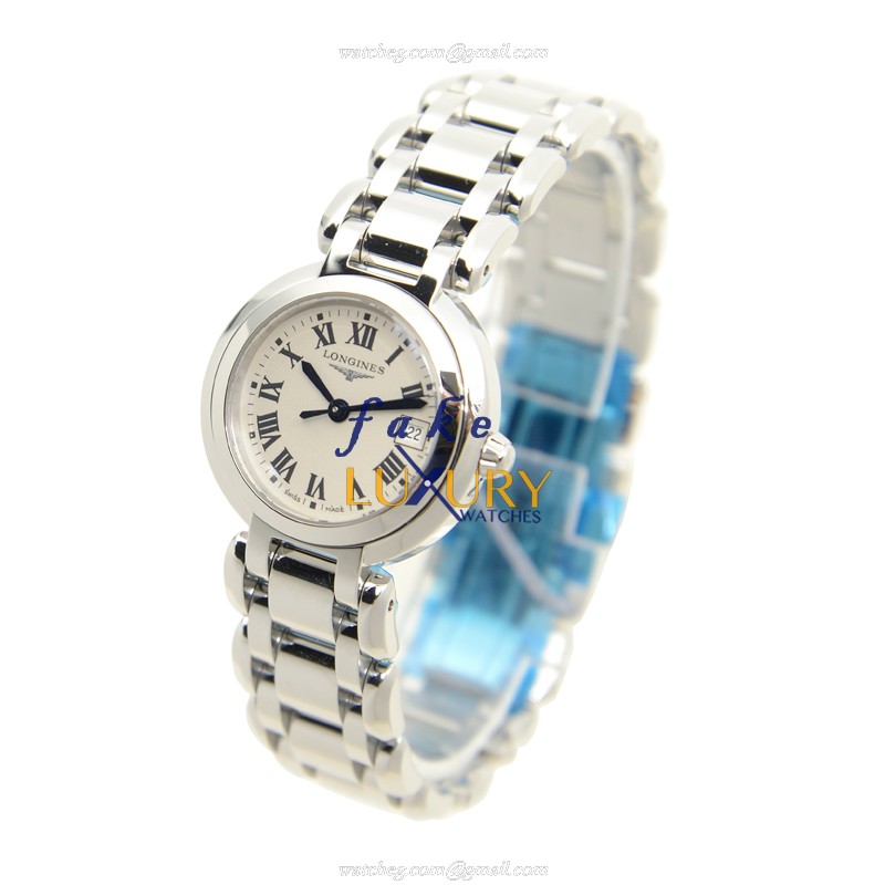 Longines Prima Luna L8.110.4.71.6 Quartz Stainless Steel White Dial 26.5mm Replica Watch - Image 3