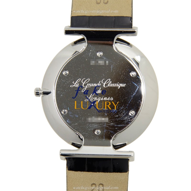 L4.766.4.11.2 - Longines La Grande Replica Watch - Quartz Stainless Steel 37mm - White Dial Black - Image 3