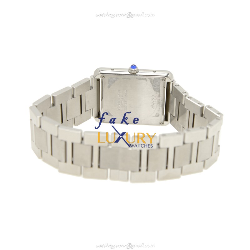 Cartier TANK W5200014 - Replica Watch - Quartz - Stainless Steel - Silvery White Dial - Image 4