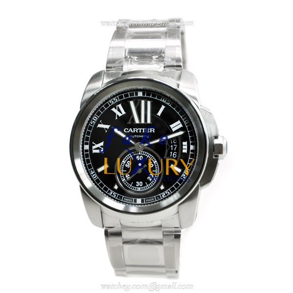 Cartier W7100016 - Automatic - Steel Case Replica Watch - Caliber De Cartier - Image 2