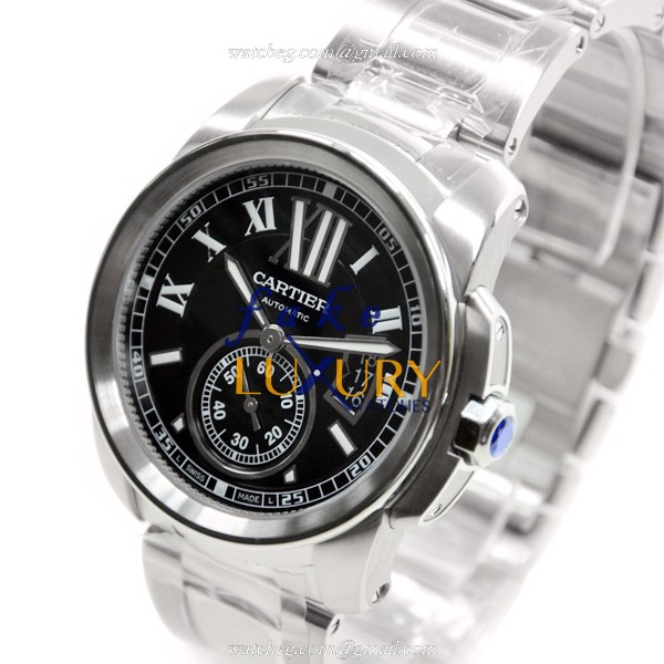 Cartier W7100016 - Automatic - Steel Case Replica Watch - Caliber De Cartier - Image 3