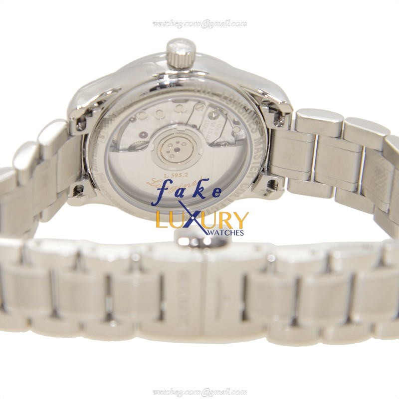 Longines L2.128.4.51.6 Master Automatic Replica Watch Black Dial Stainless Steel Bracelet Sapphire - Image 4