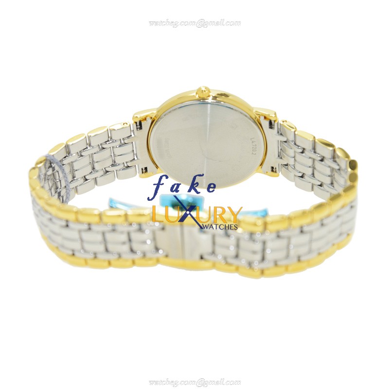 Longines L4.720.2.11.7 Replica Watch, Quartz Movement, White Dial, PVD Gold Case - Image 4