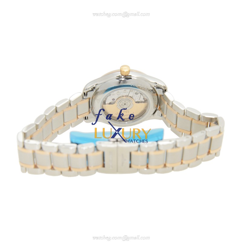 Longines L2.257.5.79.7 Replica Watch, Automatic, 18kt Gold & Steel, Silver Dial, Sapphire Crystal - Image 4