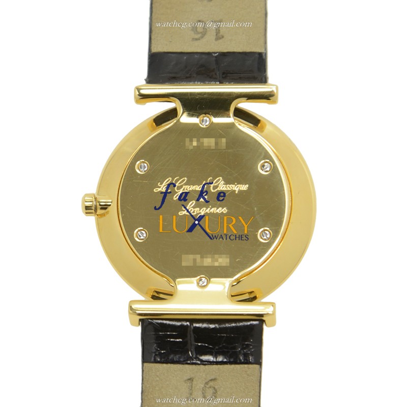 Longines La Grande L4.512.2.87.2 Replica Watch, Quartz Movement, White Mother of Pearl Dial, 18kt - Image 3