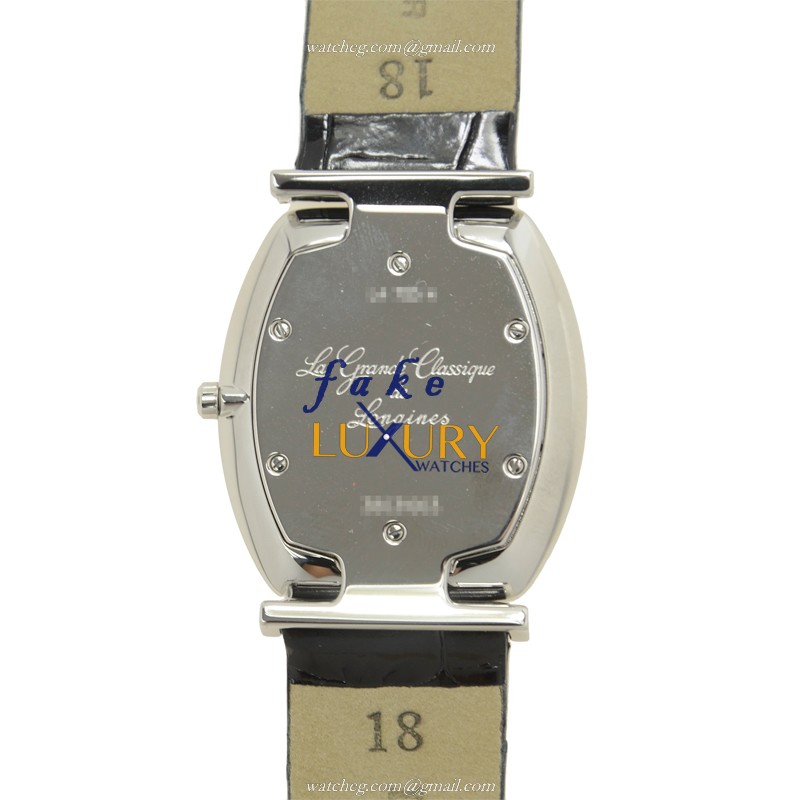 Longines L4.705.4.11.2 Quartz Stainless Steel Replica Watch, Automatic, White Dial, Leather Strap - Image 3