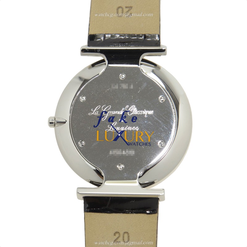 Longines L4.766.4.58.2 La Grande - Replica Watch - Quartz - Black Dial - Leather Strap - Steel Case - Image 3