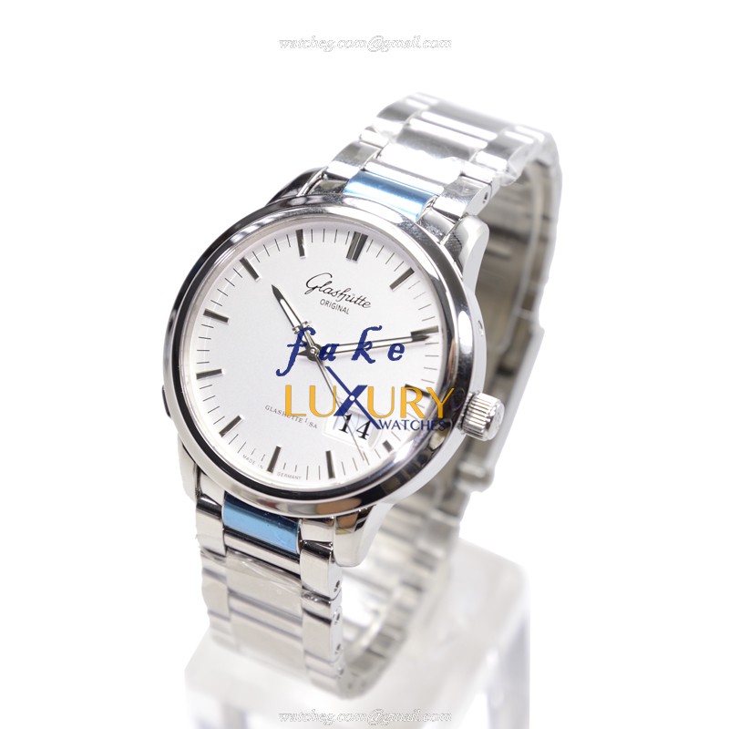Glashutte 100-03-13-02-14 Senator Panorama Date Replica Watch, Automatic, Silver Dial, Steel - Image 3