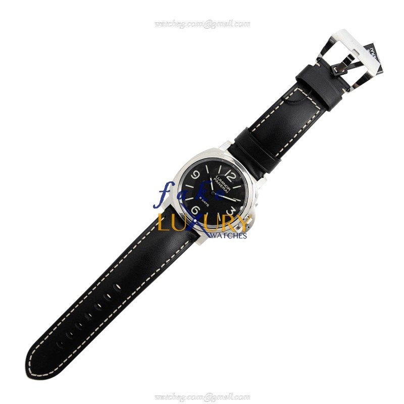 Panerai PAM00560 LUMINOR Manual Wind Steel Case Black Dial Replica Watch - Image 2
