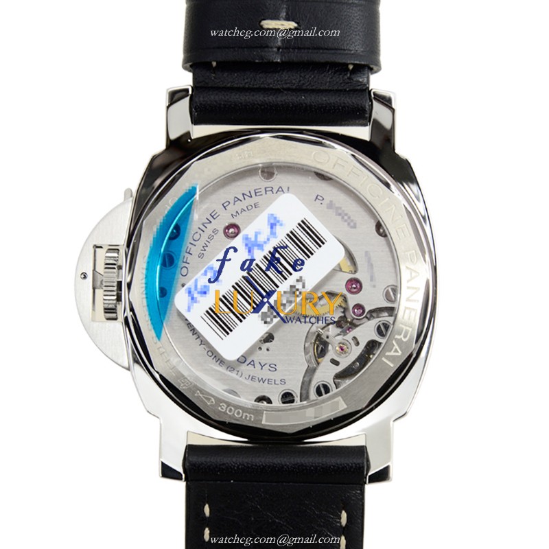 Panerai PAM00560 LUMINOR Manual Wind Steel Case Black Dial Replica Watch - Image 3