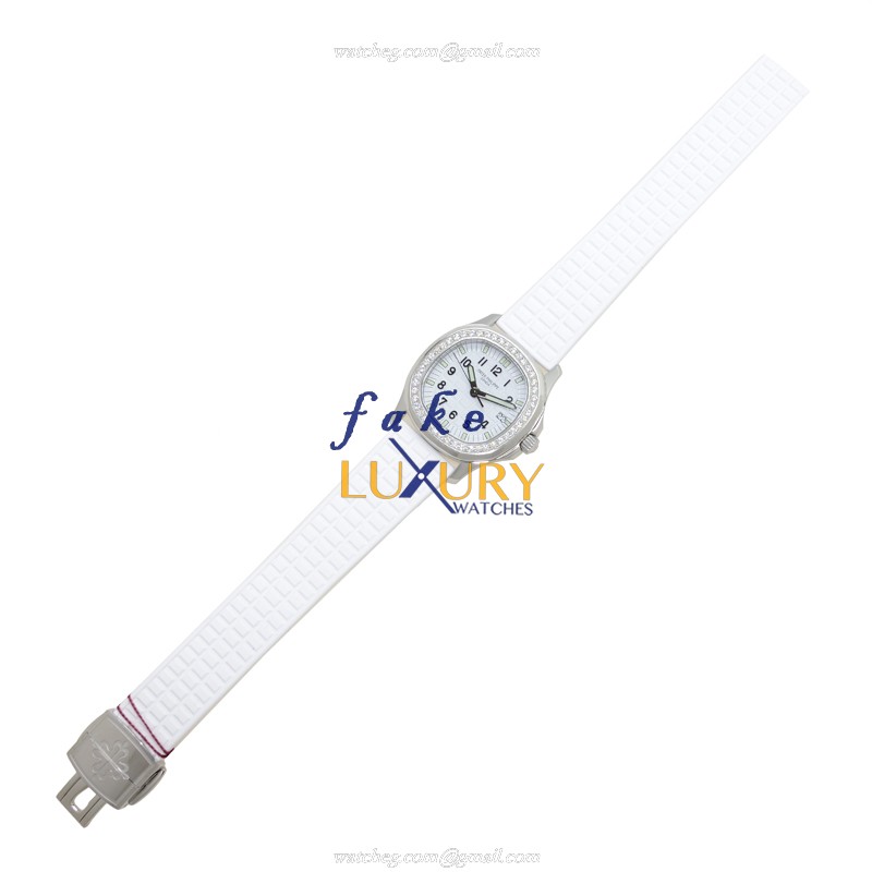 Patek Philippe 5067A-011 Replica Watch, White Dial, Quartz Movement, Rubber Strap, Steel Case - Image 2