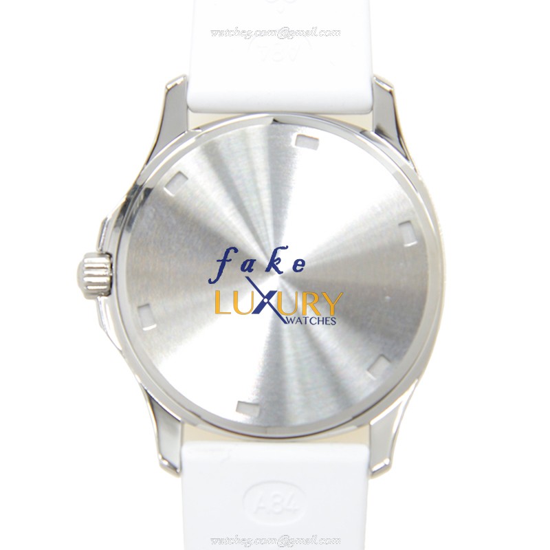 Patek Philippe 5067A-011 Replica Watch, White Dial, Quartz Movement, Rubber Strap, Steel Case - Image 3