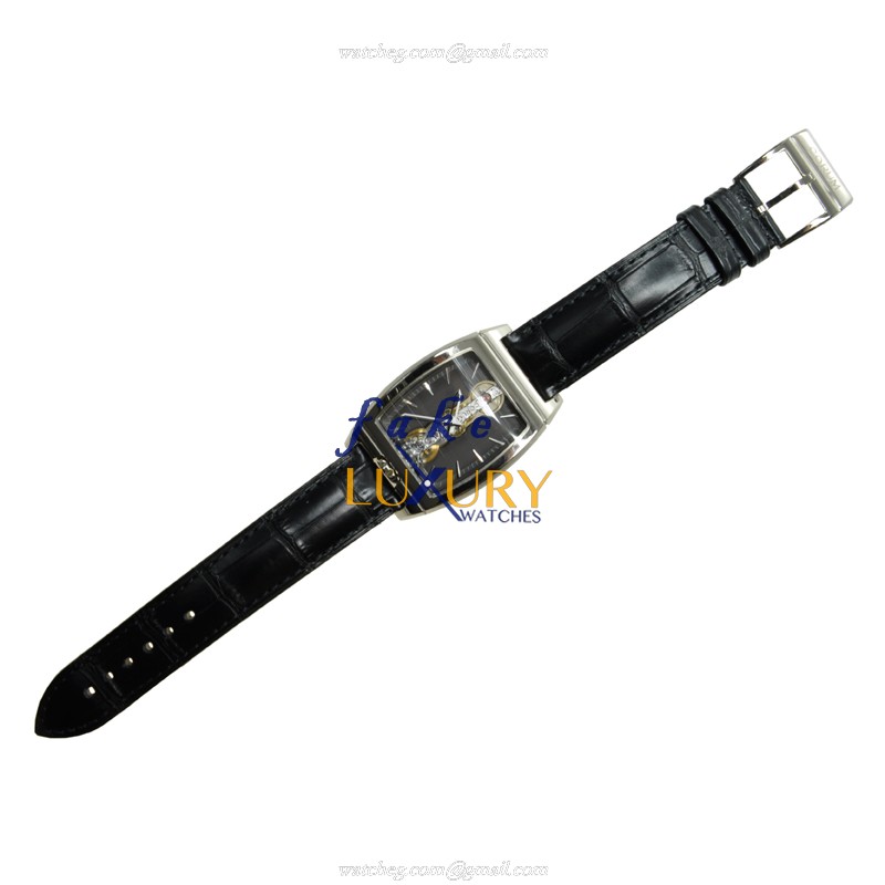 Corum 113.150.59-0001 FK01 Bridge Manual Wind 18kt White Gold Dark Grey Dial Replica Watch - Image 2