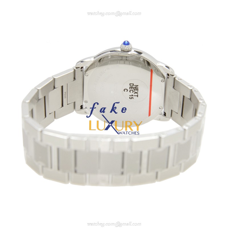 Cartier W6701011 RONDE SOLO DE CARTIER Automatic Silver Dial Stainless Steel Replica Watch - Image 4