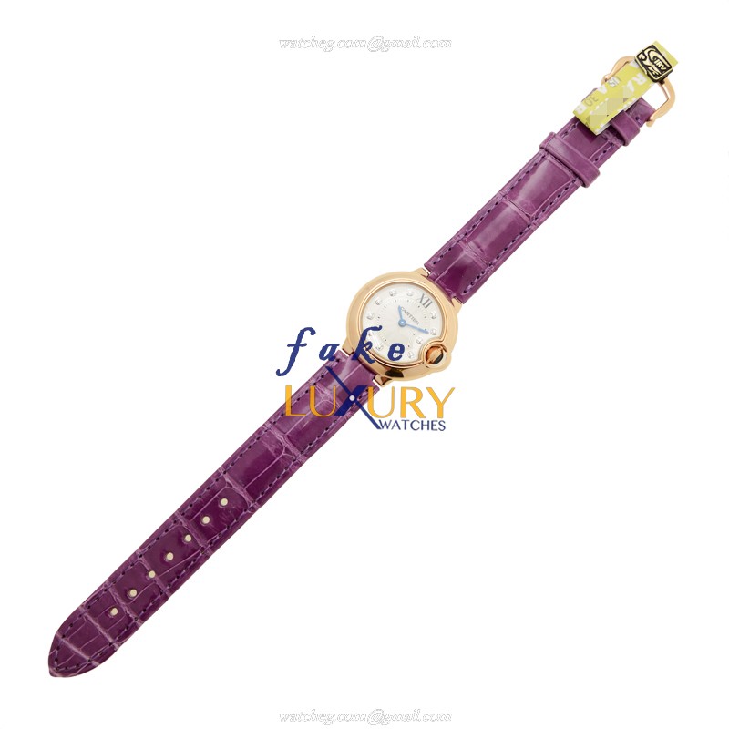 -WE902050-Replica-Ballon-Bleu-Watch-Quartz-18kt-Rose-Gold-Silver-Dial - Image 2