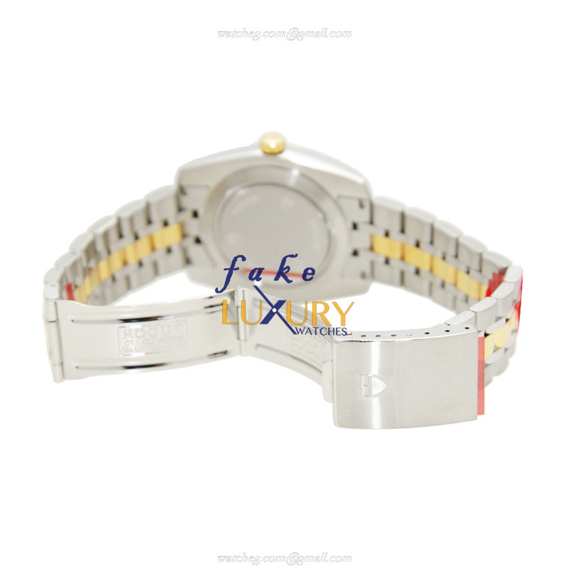Tudor 23013-62113-10DI-BK CLASSIQUE Automatic Gold & Steel - 41mm Black Dial Replica Watch - Tudor - Image 5