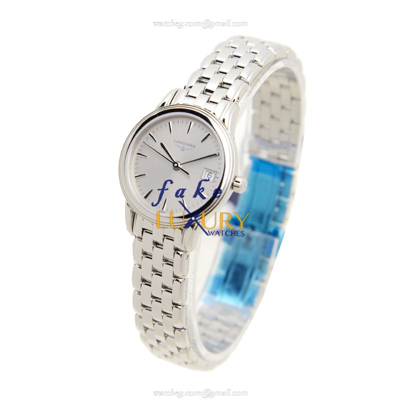 L4.216.4.72.6 - Longines FLAGSHIP Replica Watch - Quartz Stainless Steel Silver Dial - Image 3